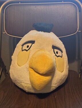 Angry Birds Matilda White Bird Plush 8" Commonwealth 2010 Stuffed Animal Toy